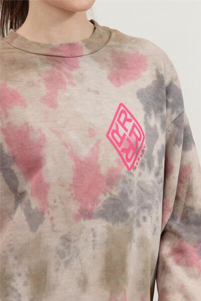 Replay Over Kadın Bisiklet Yaka Sweatshirt