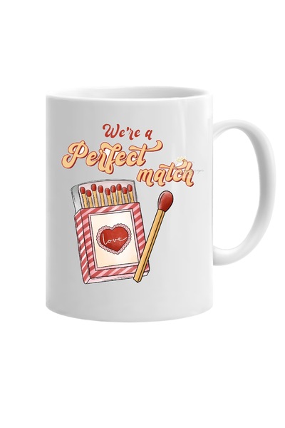 OEM Cană albă personalizată, perechea perfectă, INOVATIX®. 330ml