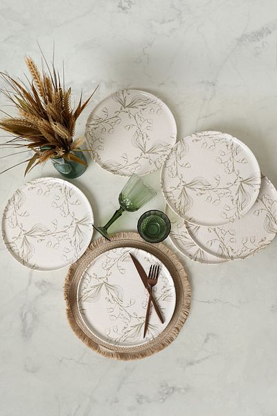 Keramika Softflora Nordic Service Plate 28 Cm 6 Pieces 22980