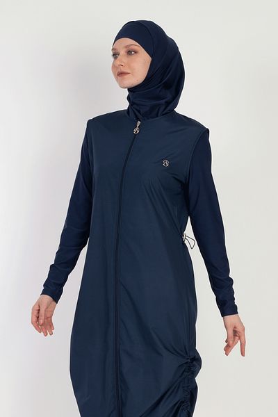 InStyle Μαγιό Hijab 6068 Model Dark Navy Blue Hijab