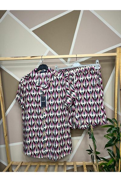 MFZ Giyim Viscose Shirt-Shorts Set