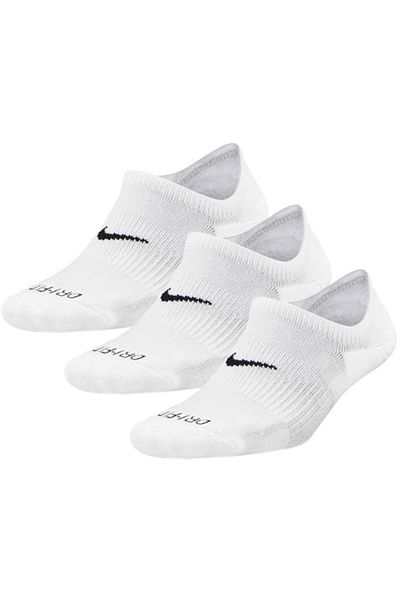 Nike SOCKS Nike Everyday Plus Cushioned x 3, White, Unisex