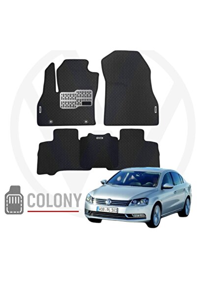 COLONY Volkswagen Passat B6/B7 (05-15) Hücreli Premium Eva Paspas Seti Tam Se...