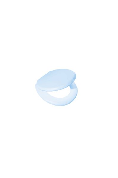 flores Capac pentru WC universal, cu burete, albastru, 400 x 370 mm