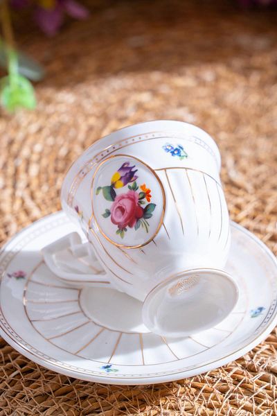 ACAR Shirley Porcelain Coffee Cup Set for 6 People - 90 ml