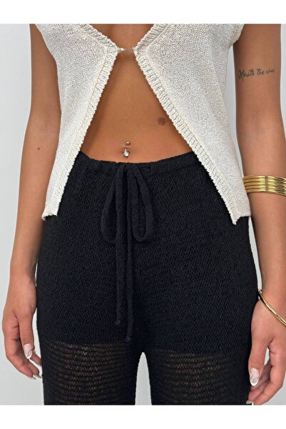 Secret Passion Lingerie Новий сезон Жіночі в'язані штани з тунельними деталями 24s01017