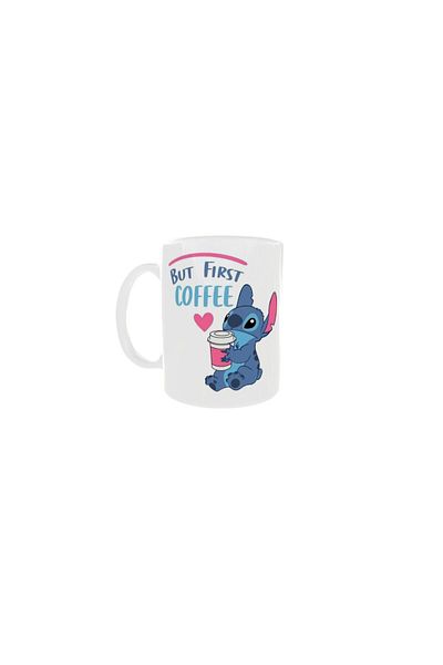 OEM Cană albă personalizată Lilo & Stitch, INOVATIX®. 330ml