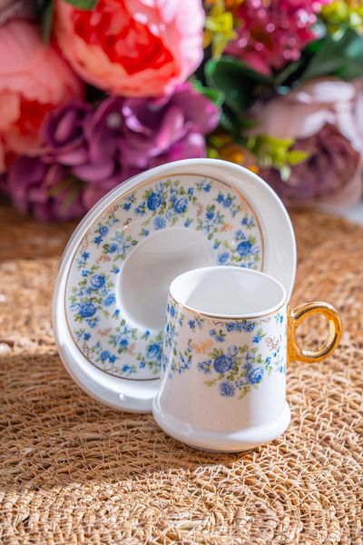 ACAR Terra Rosa Coffee Cup Set for 6 People - 90 ml