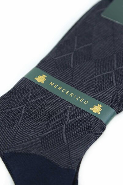 La Pescara Синій баклава візерунок 12-пакет ультра-люкс мерсеризовані чоловічі шкарпетки CRP327