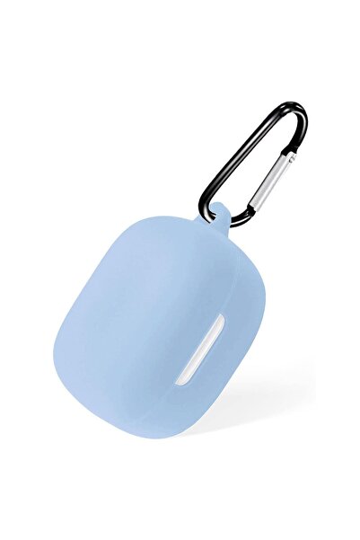 prolysus Xiao-mi Redmi Buds 6 Play Kılıf Yumuşak Silikon Kulaklık Koruma Kabı Kılıfı Açık Mavi