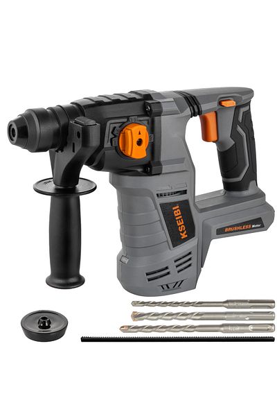 kseibi Cordless Brushless Rotary Hammer - Ideal For Concrete Drilling, Tile Removal and Construction Works.