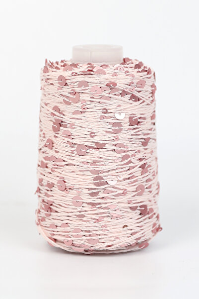 MODUMUZ RAHATLIK Pullu İp 100 gramlık bobinlerinde 320 metre uzunluk Pul Boyutu: 3mm+6mm