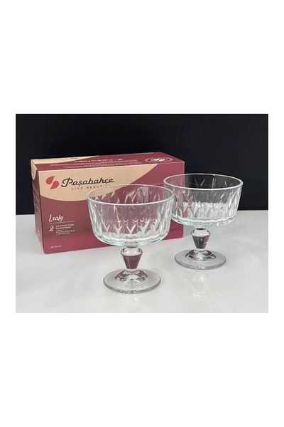 Paşabahçe 440414 Leafy Ice Cream Bowl 260Cc 2 Li