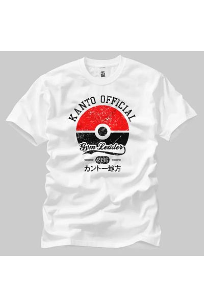 Built By Crazy Pokemon: Kanto Official Gym Leader Unisex T-Shirt