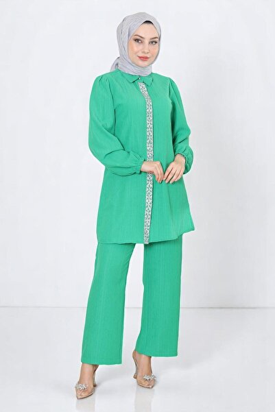 Missvalle Λεπτομερές Σετ Πέτρινο Πράσινο 19195