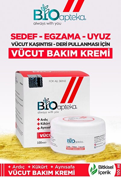 İsmail Aras Bioapteka Vücut Kaşıntısı, Deri Pullanması Için Vücut Bakım Kremi...