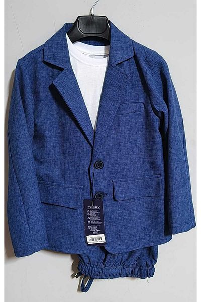Terry Kids Three-Piece Suit with Tee