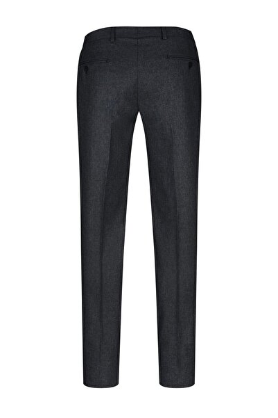 Hatemoğlu Сині штани з боковими кишенями, прямий крій