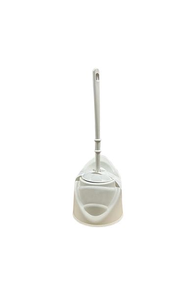 flores Perie WC cu suport, din plastic, MR193, alb