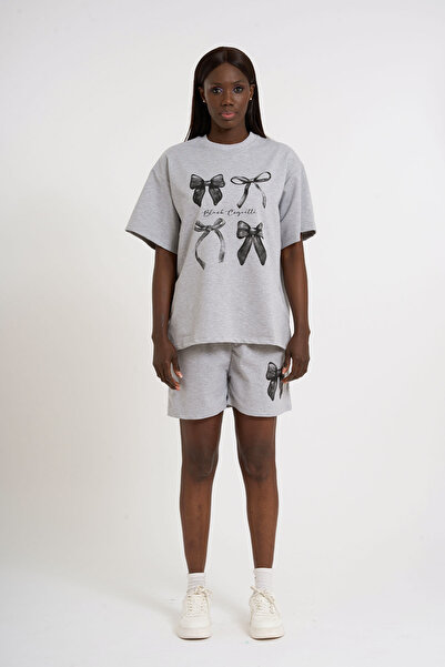 HANIQA Komplet kratkih hlača sa printom mašne