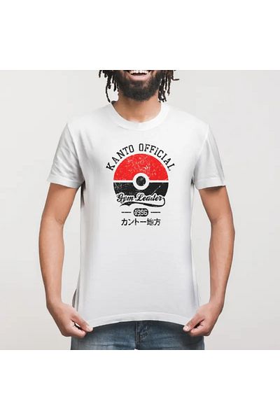 Built By Crazy Pokemon: Kanto Official Gym Leader Unisex T-Shirt