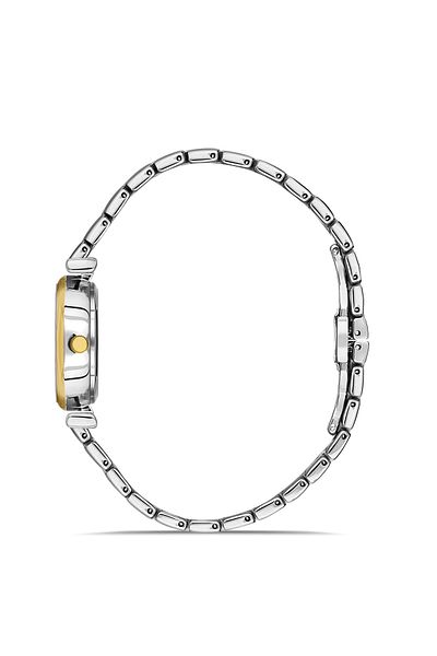 FERRO Yellow and Silver Steel Cord Women Wrist Watch Fl43020A-D6