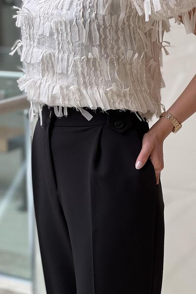 sentez giyim Sentez Sofia Corsage Trousers with Epaulettes