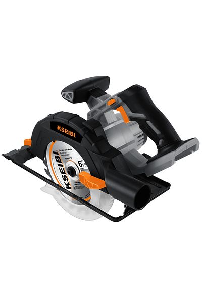 kseibi CORDLESS CIRCULAR SAW - Ideal for Cutting Wood , Trimming Outdoor Projects, Precise Cutting.