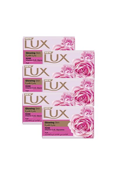 LUX Soap Glowing Skin Rose Value Pack 6 x 170 g