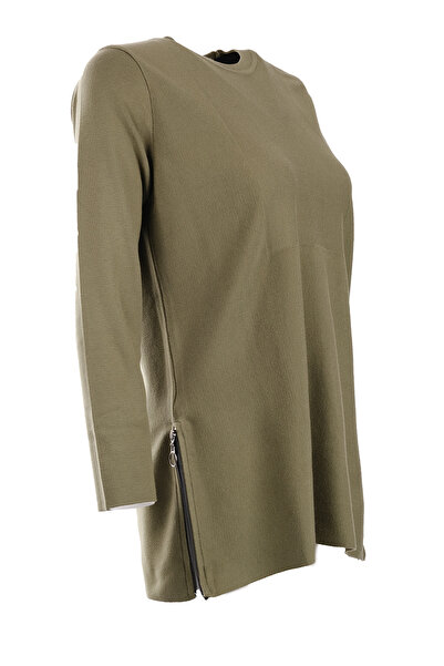 Vedi -bb supradimensionat Pulover midi cu mânecă lungă - Stil casual minimalist