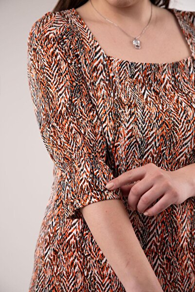 Roxxlen 1210934 Πλακάκι μπλούζας με σχέδια με ελαστικό μανίκι