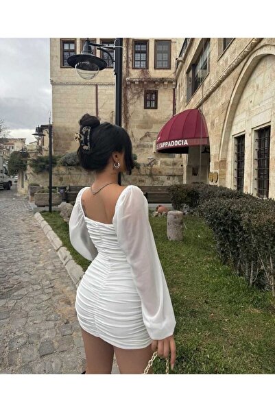 OlaLady Romantic Mini Dress - Princess Sleeves