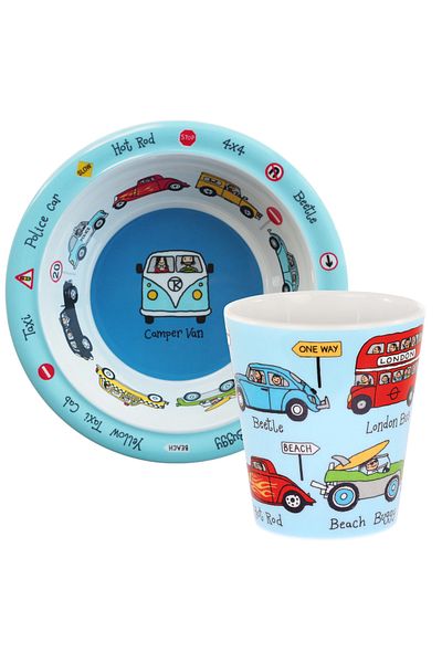 Tyrrell Katz Melamine Food Bowl and Training Cup // CARS