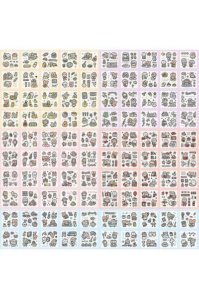fulina 100 Sheets Stickers Set, Stickers,Wide Application,The best gift for friends and classmates