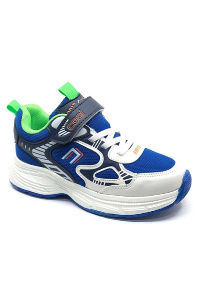 KCMN Pantofi sport pentru copii unisex cu talpă ortopedică Cool Dian ALBASTRU