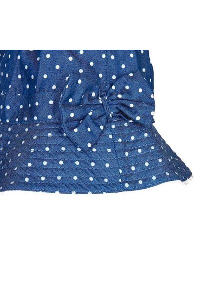 Banz Palarie Copii Bucket, Protectie Soare UPF50+, Blue Dots, 2 - 4 ani