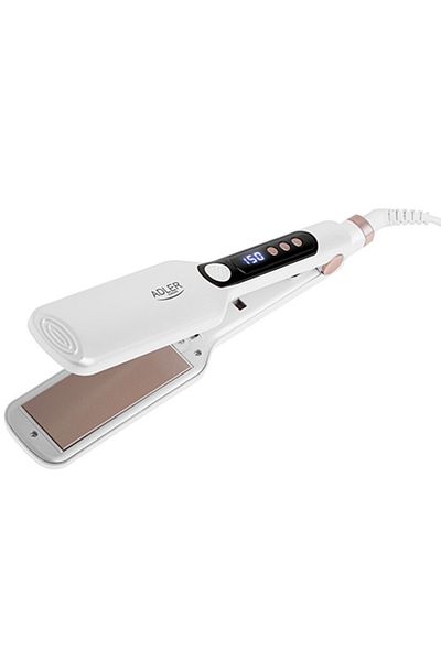 adler Žehlička na vlasy AD2325, 150 - 210 °C, LCD, keramika, otočný kabel, chladná špička, 120 W