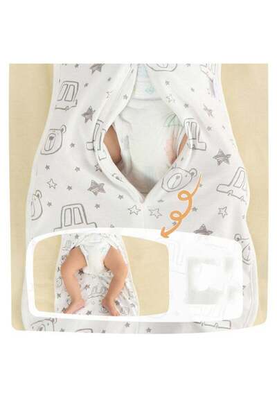 Yelajoy Wearable Swaddle Blankets Sleep Sack,with Arms Up Self-Soothing,Easy Diaper Changing,for 0-3 year