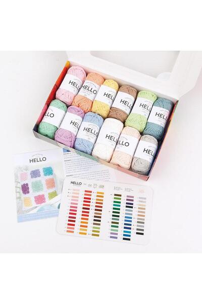 Genel Markalar HELLO 12'li İplik Seti - PASTEL
