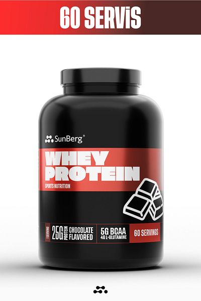 SunBerg Whey Protein L Chocolate 2100 g - 60 Servings