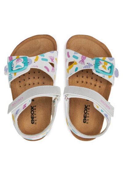 Geox girls' sandals B922RA-000HH white