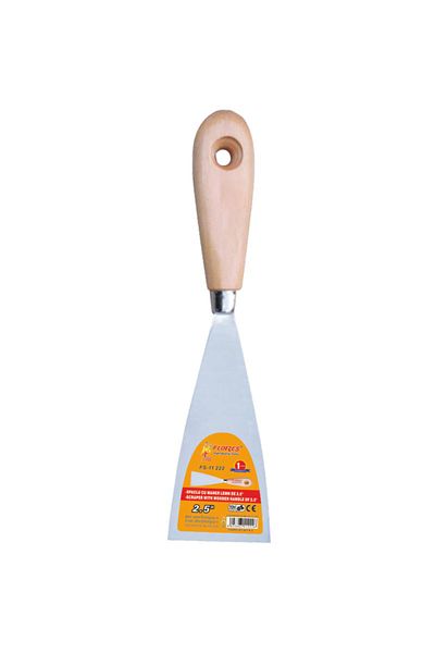 flores Wooden handle trowel, 3", 75 mm