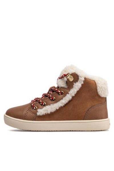 Geox girls' boots J26EUC-022BH brown