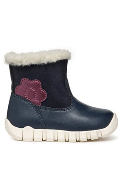 Geox cizme pentru fete B4658B-0BCBL albastre