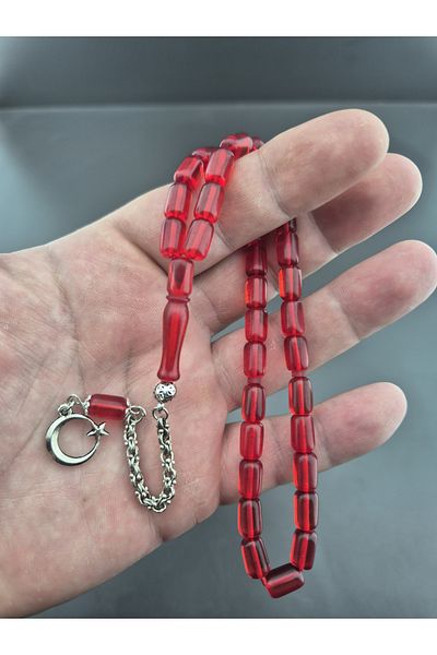 SAİD UYAR Squeeze Fire Amber Kuka Catalin Tasbih Giftware