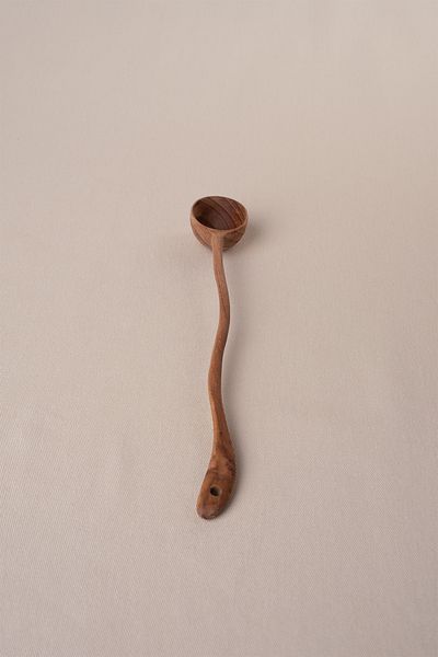 Barine Teak Wood Small Sauce Serving Spoon 23X3 cm