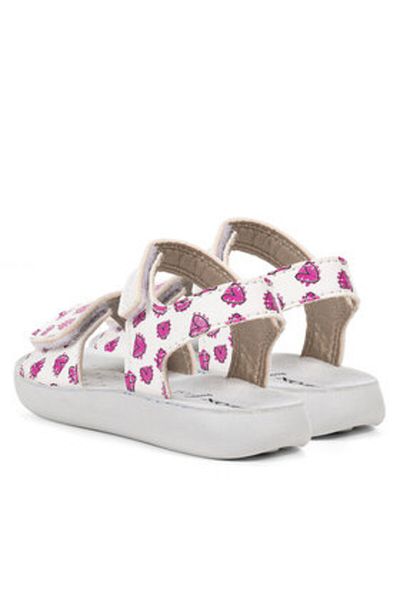 Geox girls' sandals B455TB-00004 white