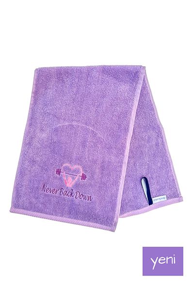 denizlicotton Embroidered Sports Towel Cotton, Anti-Bacterial, Sweat-Absorbent Fitness Plates Boxing Tennis Sports Towel