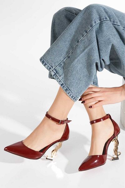 MODA Gold Metal Cast Heel Single Band