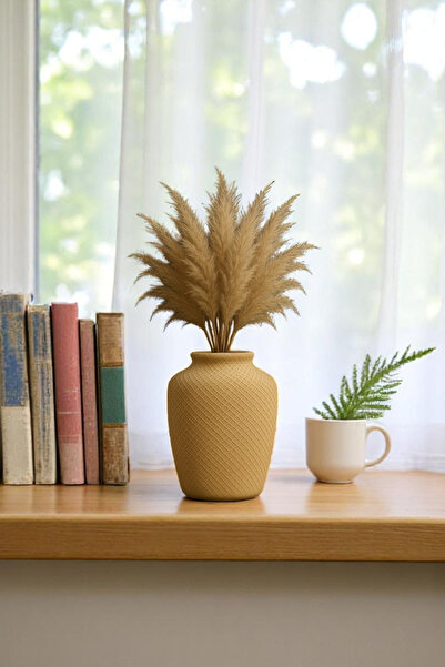 LUNAVA Seren Vazo Dekoratif - Bohem & İskandinav Tarz, Modern Minimalist Obje